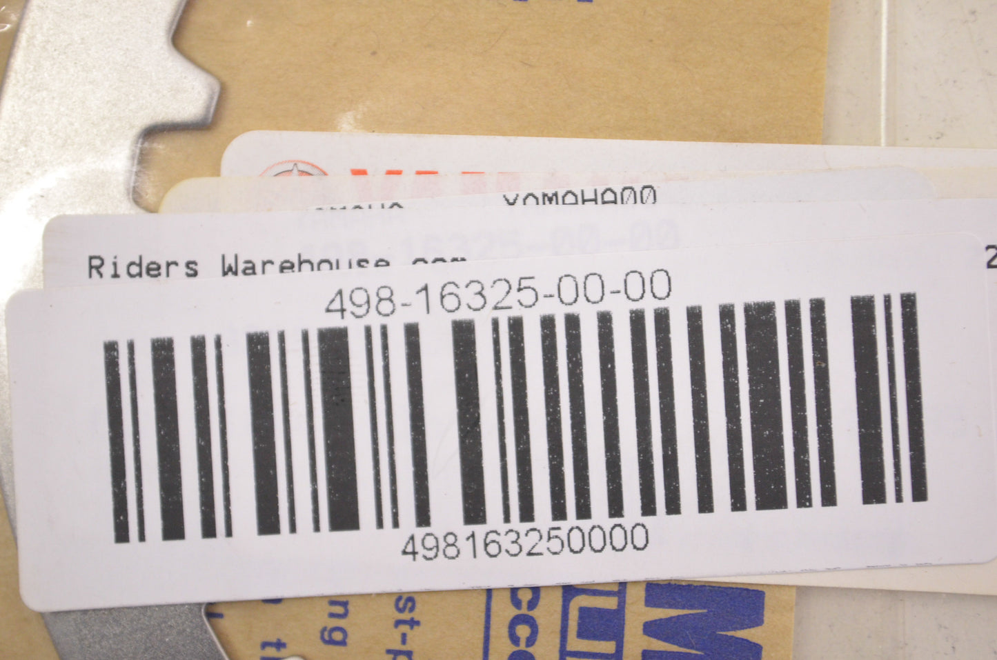 OEM Yamaha 498-16325-00-00 Clutch Plate 2 NOS