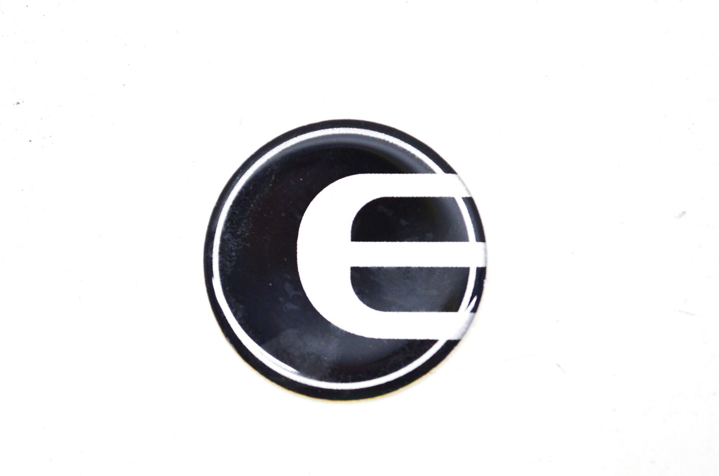 New E-Ton Logo Emblem Silver NOS