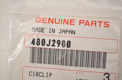 OEM Kawasaki 480J2900 Circlip Qty 2 NOS