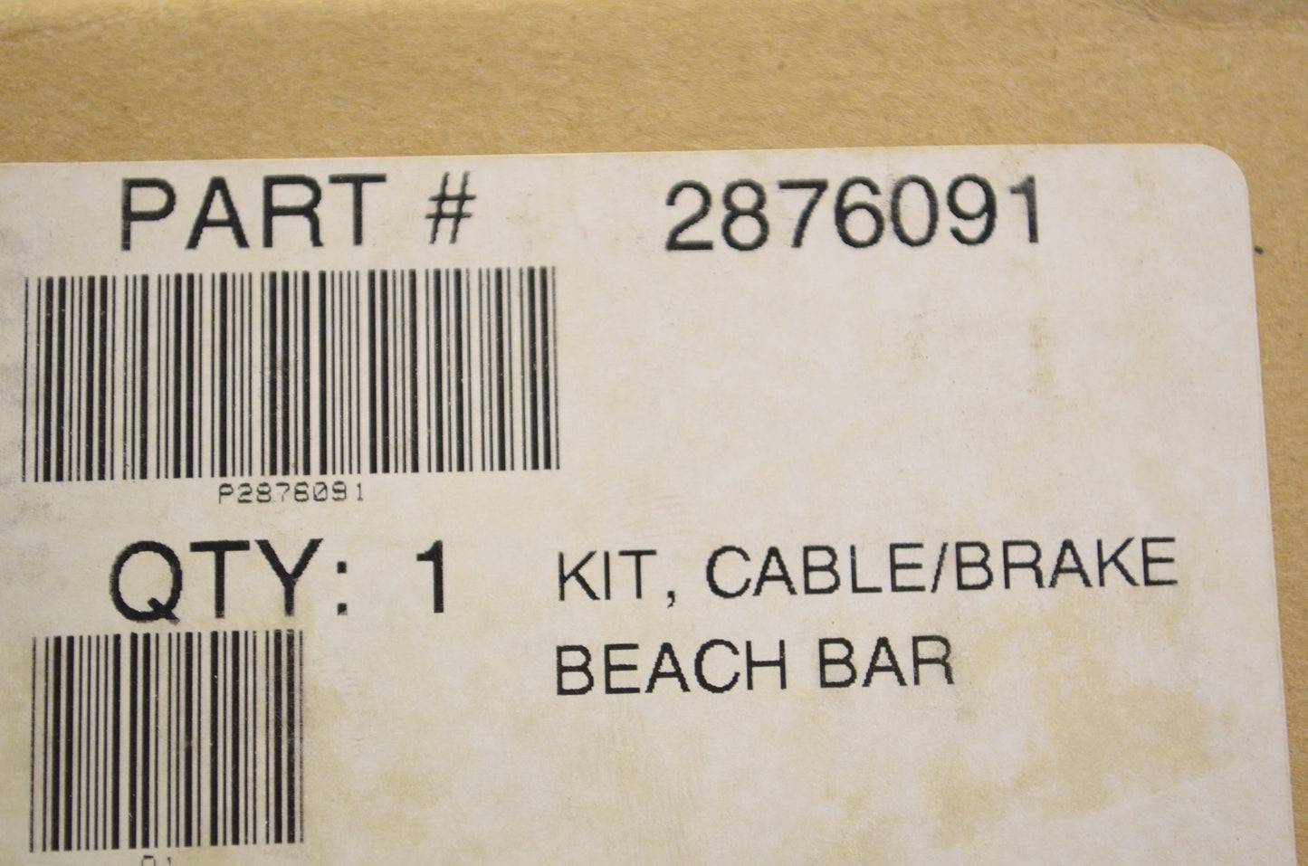 New OEM Polaris Victory Braided Cable Kit Beach Bar NOS