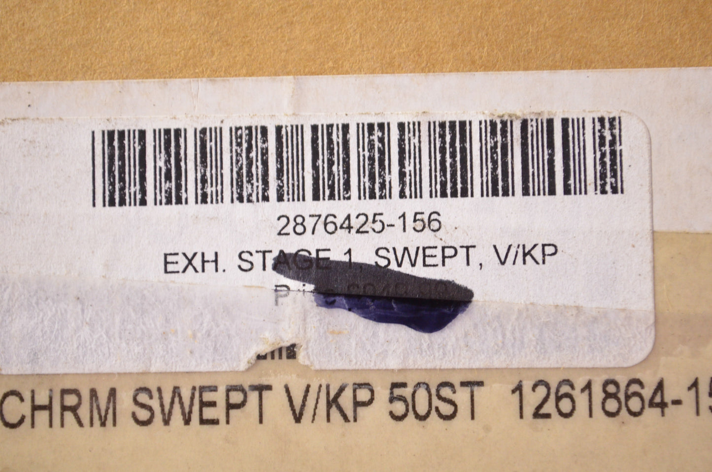 OEM Victory 2876425-156 Stage 1 Swept Exhaust System NOS