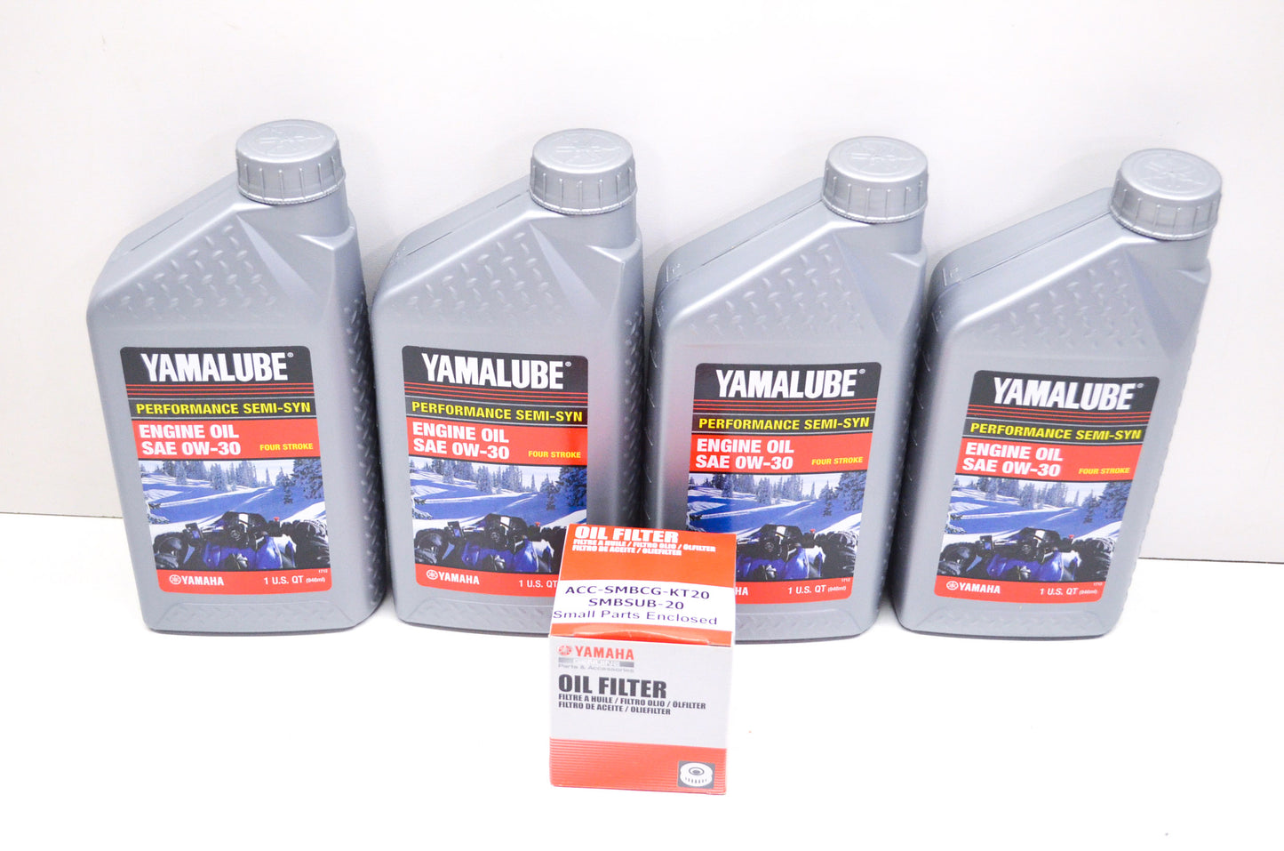 OEM Yamaha LUB-SMBCG-KT-20 Snowmobile Oil Change Kit NOS