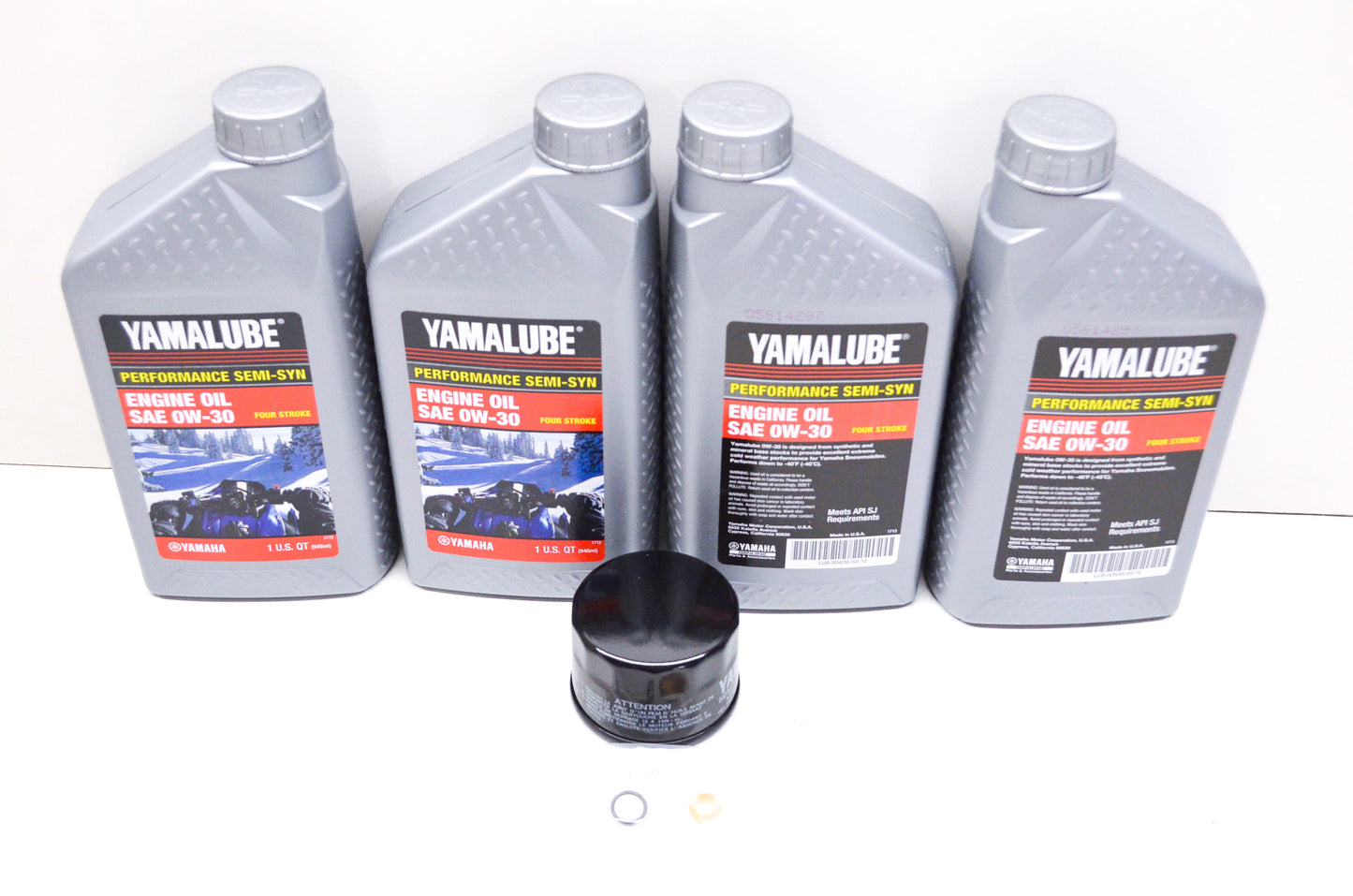OEM Yamaha LUB-SMBCG-KT-20 Snowmobile Oil Change Kit NOS