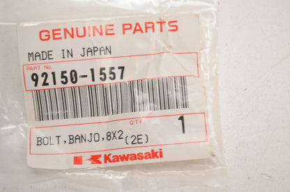 OEM Kawasaki 92150-1557 Banjo Bolt 8X20 NOS