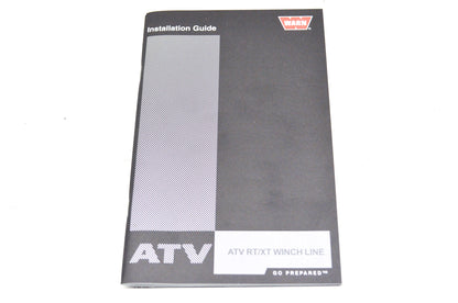 Warn 74374A0, 74374-A0 Installation Guide ATV RT/XT Winch Line NOS