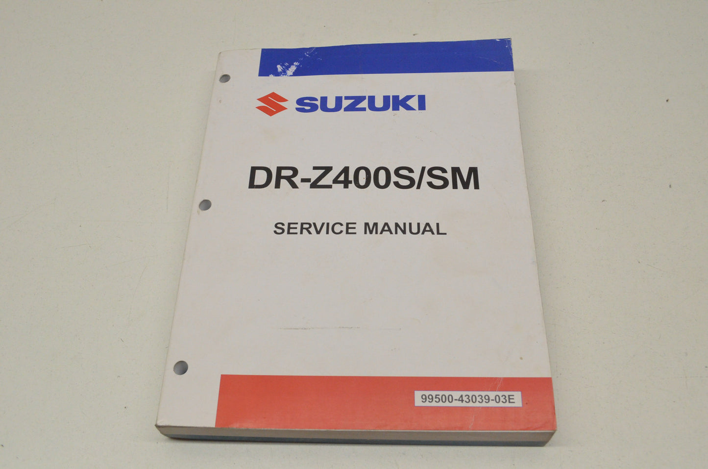OEM Suzuki DR-Z400S/SM Service Manual DR-Z400S/SM
