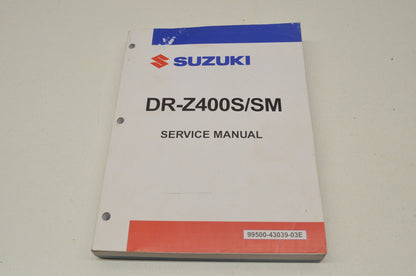 OEM Suzuki DR-Z400S/SM Service Manual DR-Z400S/SM