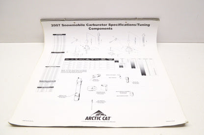 OEM Arctic Cat 2007 Snowmobile 2-Stroke Engines Chart