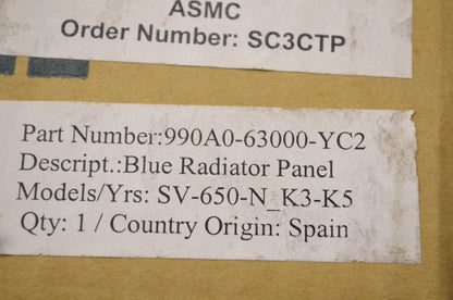 OEM Suzuki 990A0-63000-YC2 Blue Radiator Panel Kit NOS