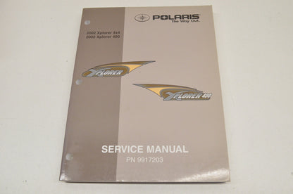 OEM Polaris 9917203 Service Manual 02 Xplorer NOS