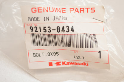 OEM Kawasaki 92153-0434 Bolt 8X95 NOS