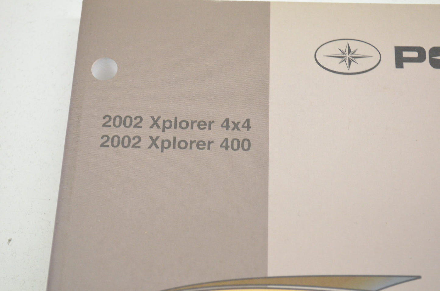 OEM Polaris 9917203 Service Manual 02 Xplorer NOS