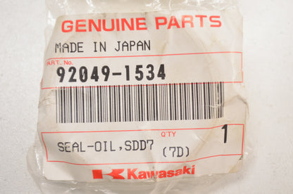 OEM Kawasaki 92049-1534 Oil Seal SDD7 22x48x7 NOS