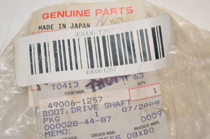 OEM Kawasaki 49006-1257 Drive Shaft Boot NOS