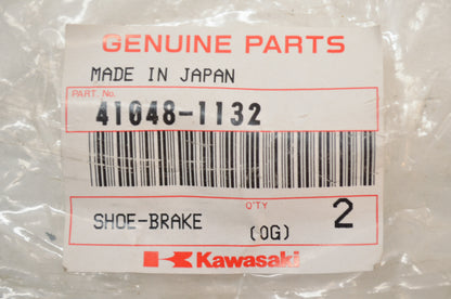 OEM Kawasaki 41048-1132 Brake Shoe Qty 2 NOS