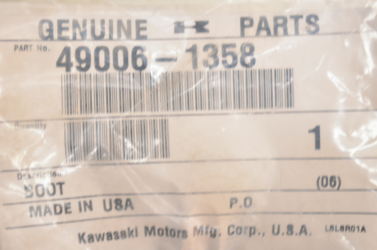 New OEM Kawasaki Rear Drive Shaft Boot NOS
