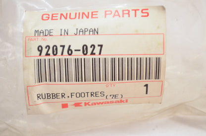 OEM Kawasaki 92076-027 Footrest Rubber NOS