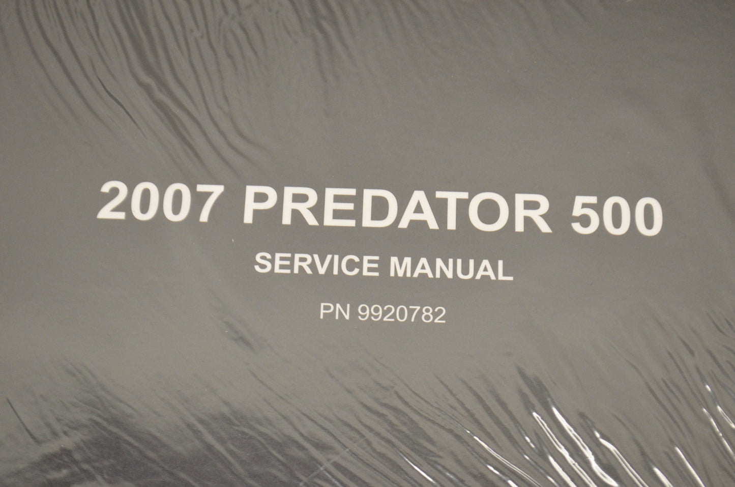 OEM Polaris 9920782 Service Manual 07 Predator 500 NOS