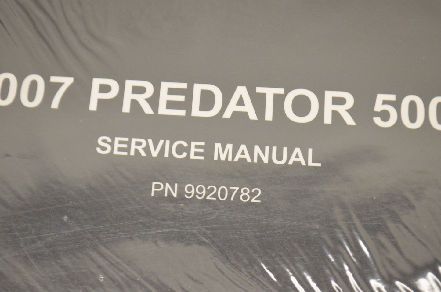 OEM Polaris 9920782 Service Manual 07 Predator 500 NOS