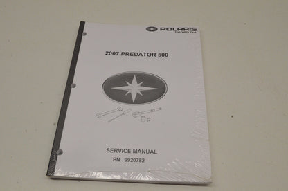 OEM Polaris 9920782 Service Manual 07 Predator 500 NOS