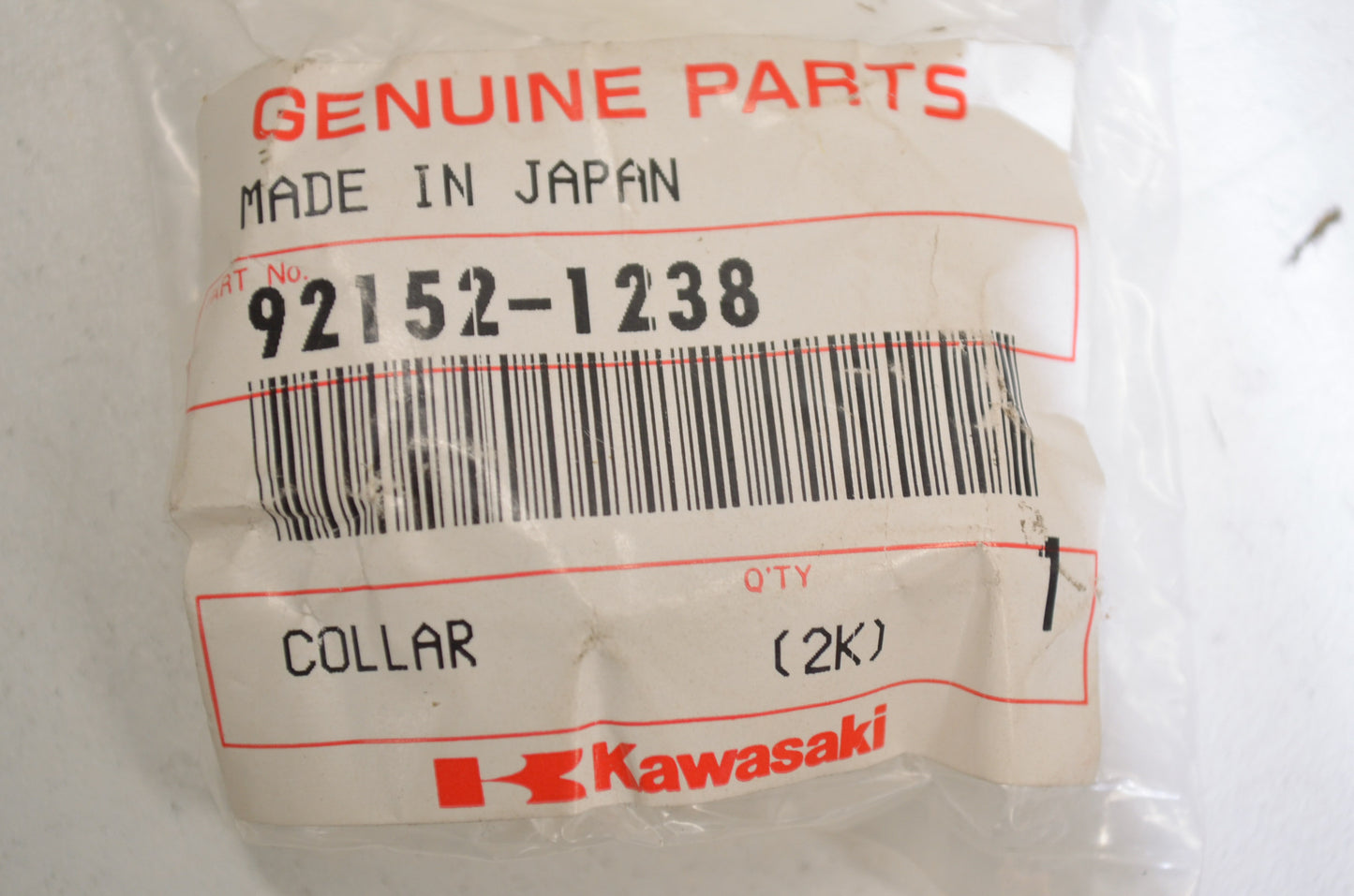 OEM Kawasaki 92152-1238 Collar NOS