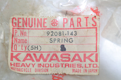 OEM Kawasaki 92081-143 Chain Tensioner Spring Qty 2 NOS