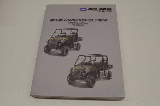 OEM Polaris 9923516 Service Manual 14 RNG 4X4/CREW DIESEL NOS