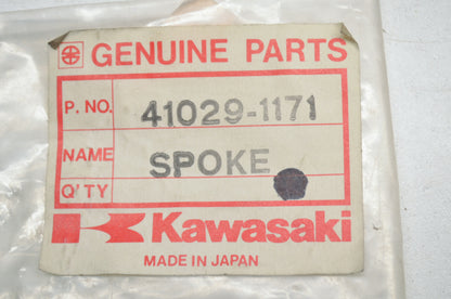 OEM Kawasaki 41029-1171 Left Hand Rear Inner Spoke 158 NOS