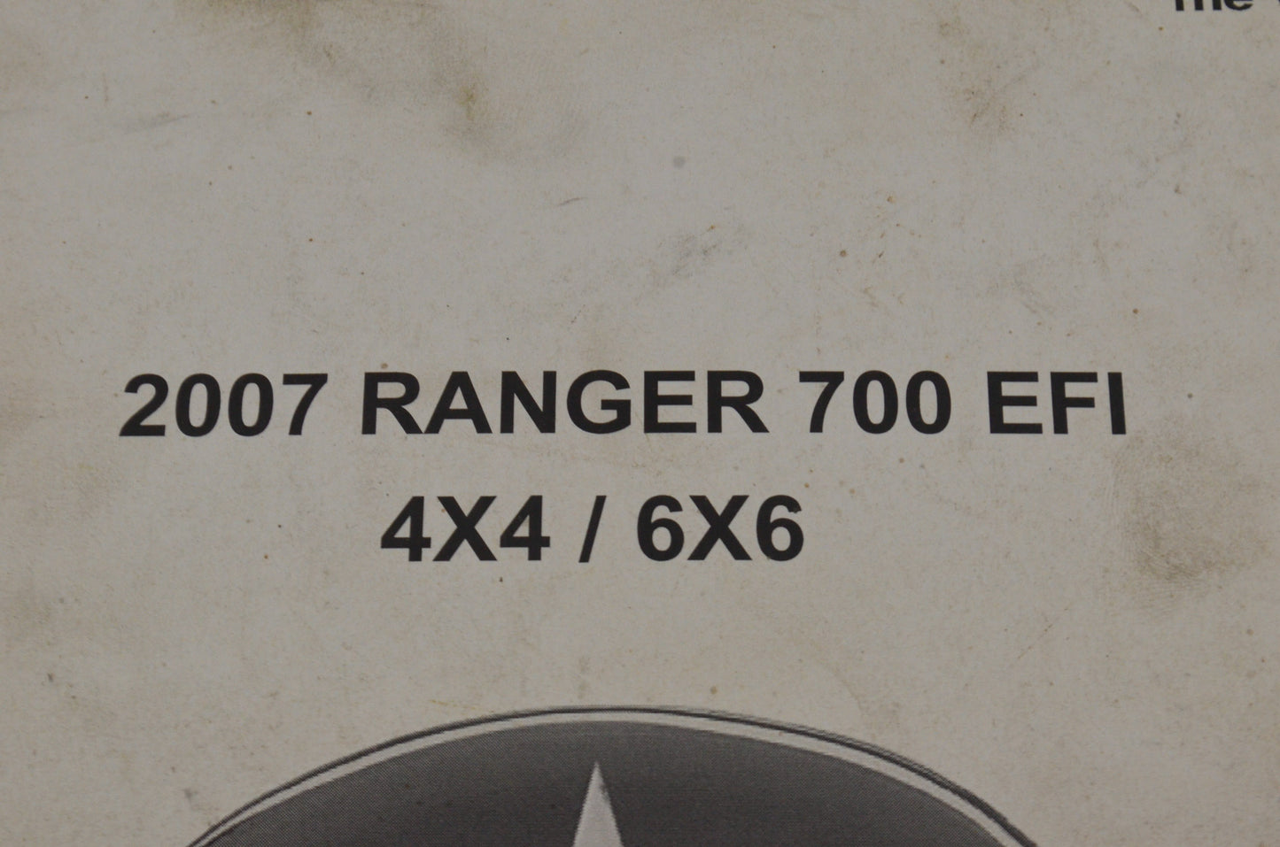 OEM Polaris 9920852 Service Manual 07 Ranger 700/EFI
