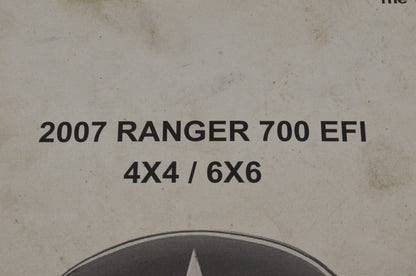 OEM Polaris 9920852 Service Manual 07 Ranger 700/EFI