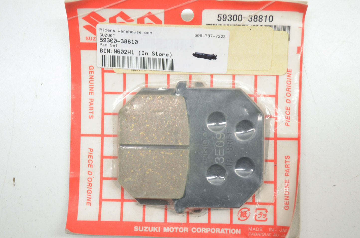 OEM Suzuki 59300-38810 Pad Set NOS