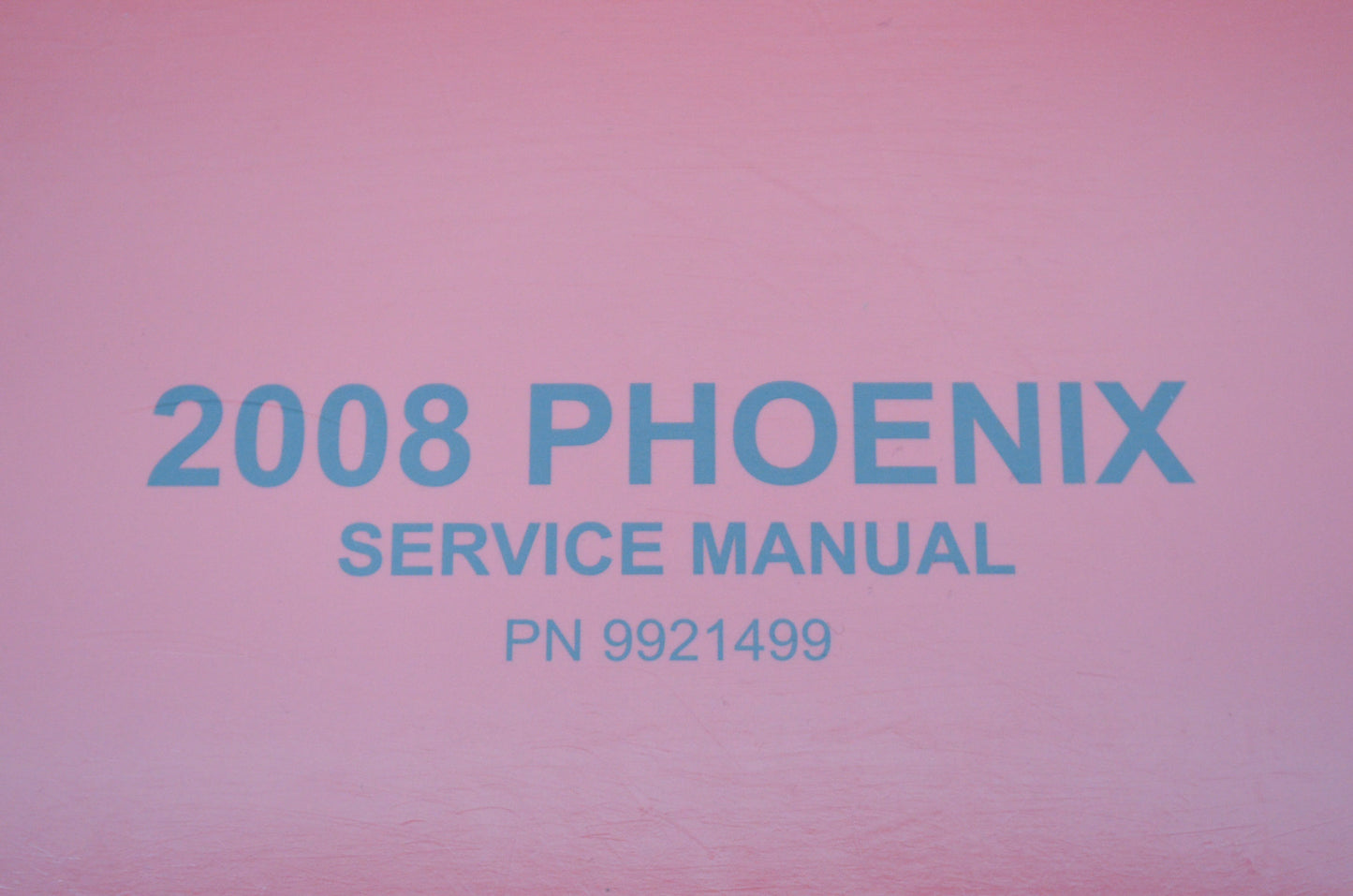 OEM Polaris 9921499 Service Manual 08 Phoenix 200 NOS
