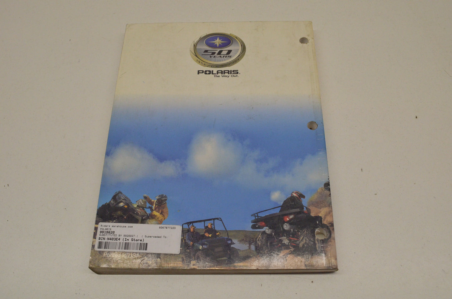 OEM Polaris 9919820 Service Manual 06 Sportsman 700,800 EFI