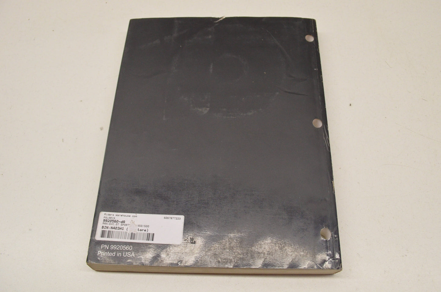 OEM Polaris 9920560 Service Manual 07 Sportsman 450/500