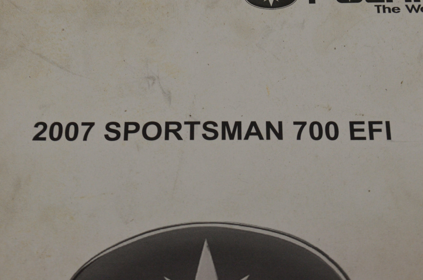 OEM Polaris 9920378 Service Manual 07 Sportsman 700/800 EFI