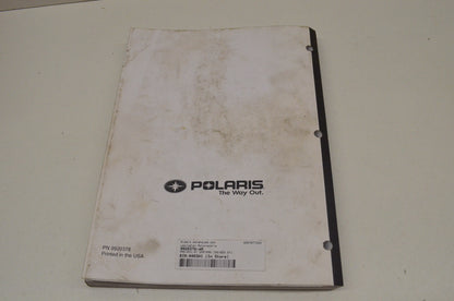 OEM Polaris 9920378 Service Manual 07 Sportsman 700/800 EFI