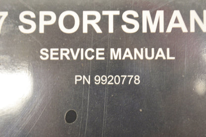 OEM Polaris 9920778 Service Manual 07 Sportsman 6X6 NOS