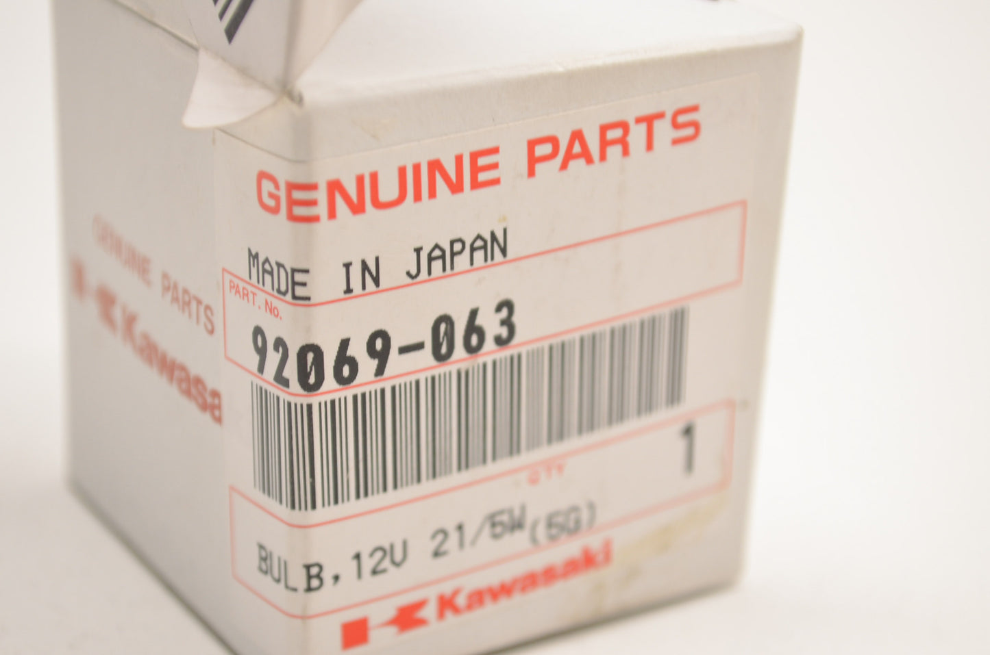 OEM Kawasaki 92069-063 Bulb 12V 21/5W NOS