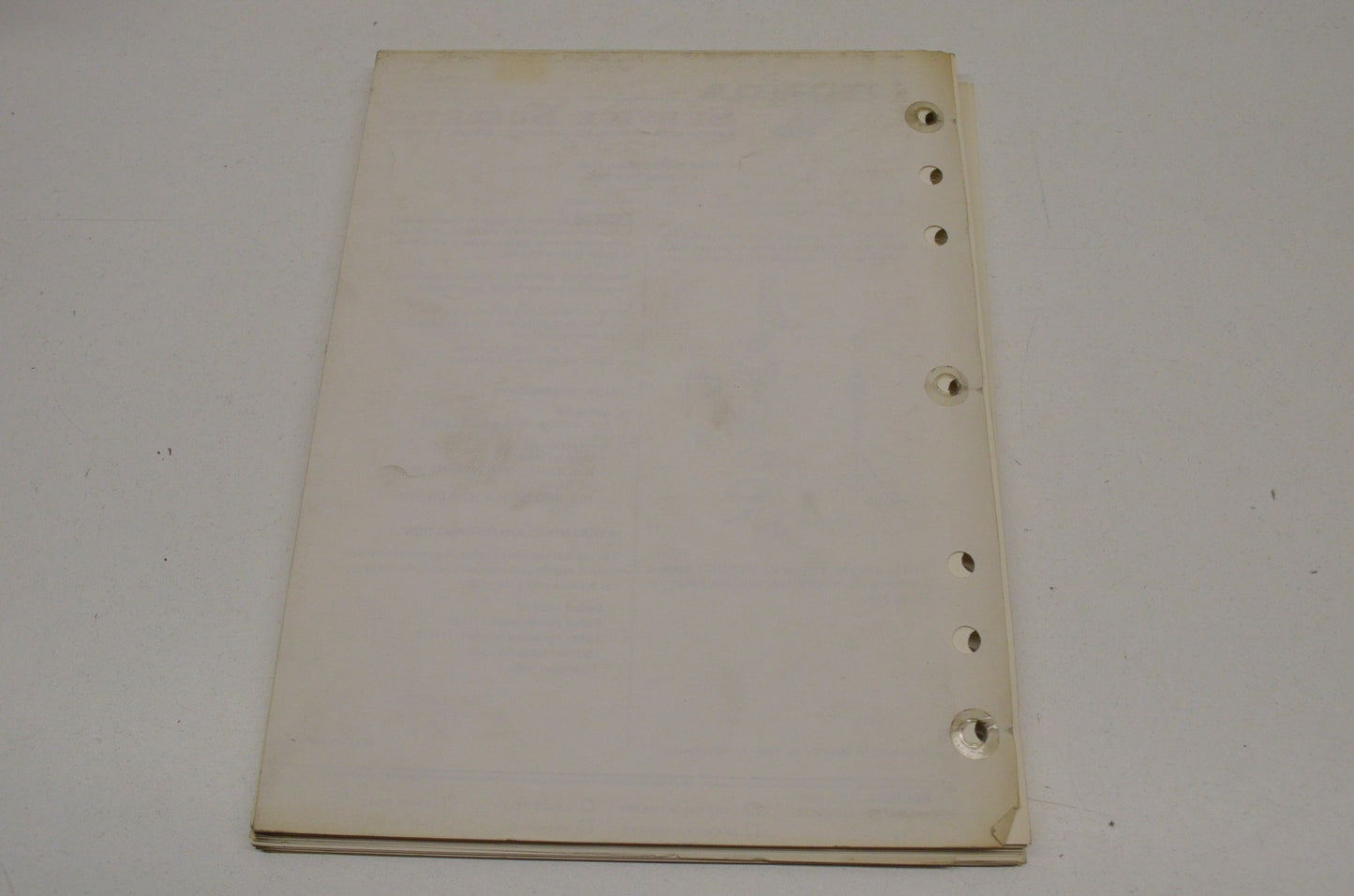 OEM Honda NH125 Aero 125 Shop Manual 84 84 NH125 Aero125
