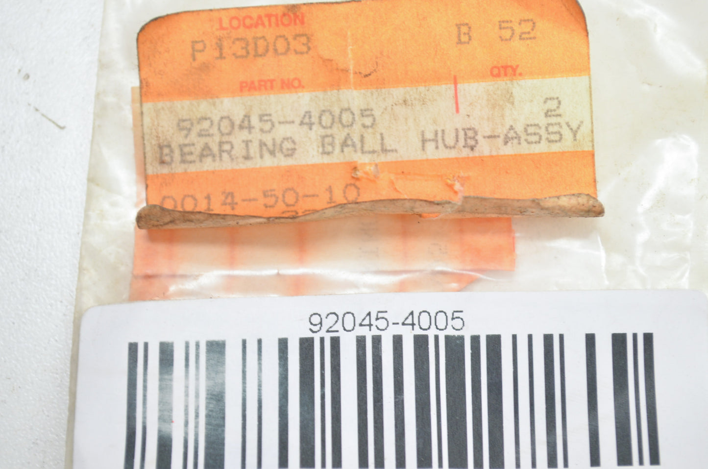 OEM Kawasaki 92045-4005 Bearing Ball Hub Assembly NOS