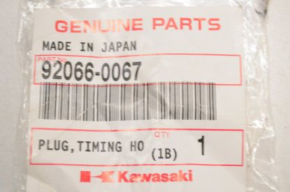 OEM Kawasaki 92066-0067 Timing Hole Plug NOS
