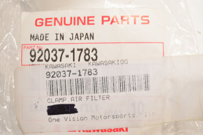 OEM Kawasaki 92037-1783 Air Filter Clamp NOS
