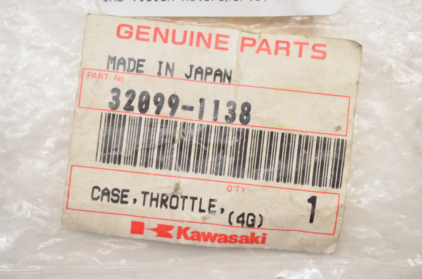 OEM Kawasaki 32099-1138 Lower Throttle Case NOS