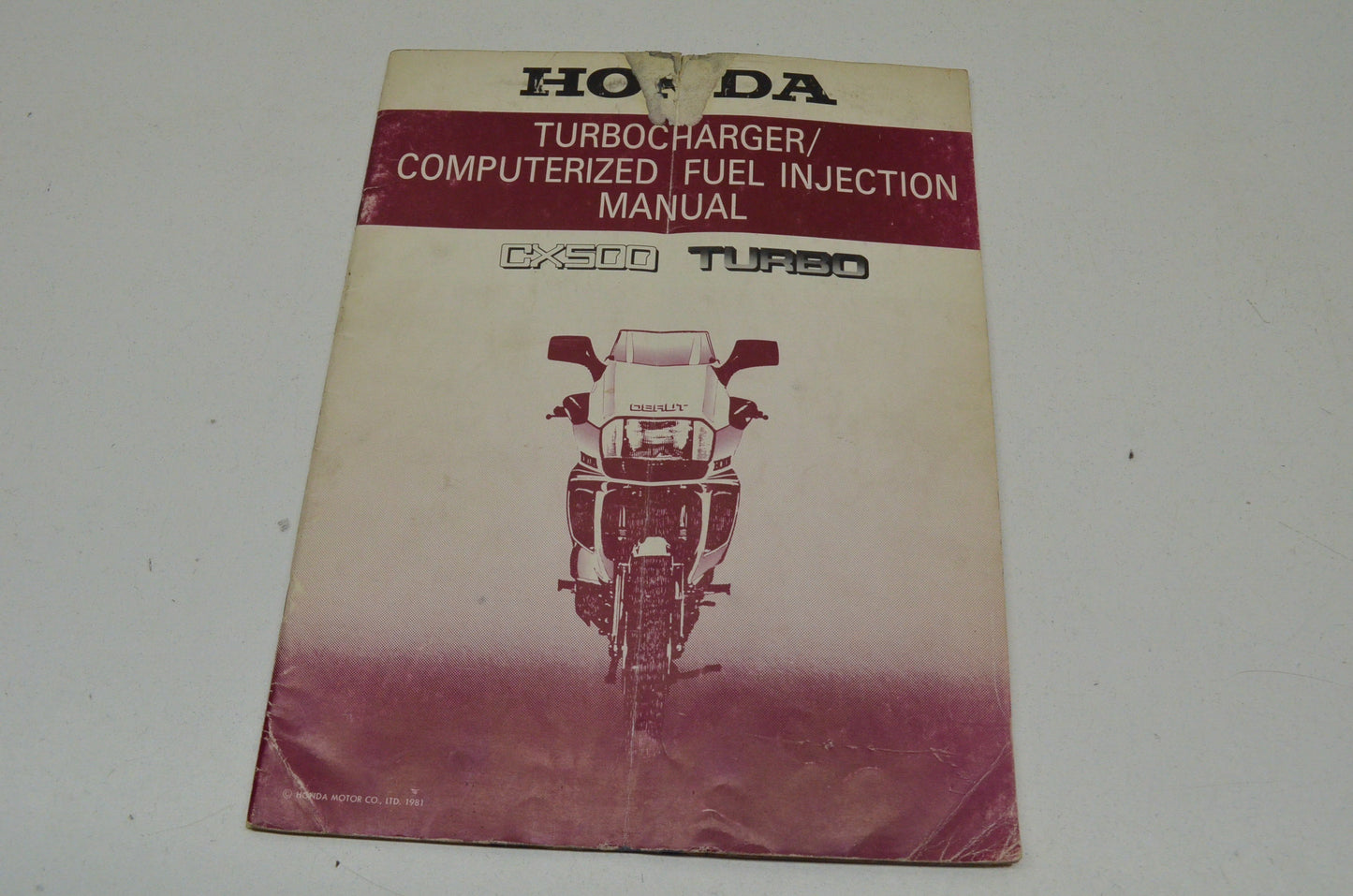 OEM Honda CX500 Turbo Turbocharger/ Computerized Fuel Injection Manual CX500 Tur