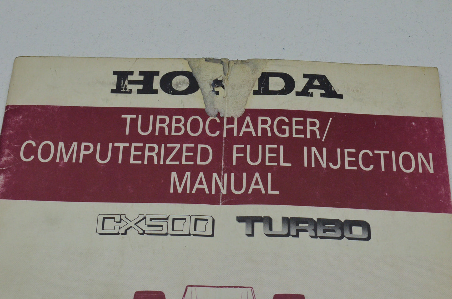 OEM Honda CX500 Turbo Turbocharger/ Computerized Fuel Injection Manual CX500 Tur