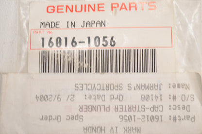 OEM Kawasaki 16016-1056 Starter Plunger NOS