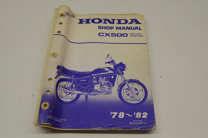 OEM Honda CX500 Deluxe Custom Shop Manual 78-82 78-82 CX 500 Deluxe Custom