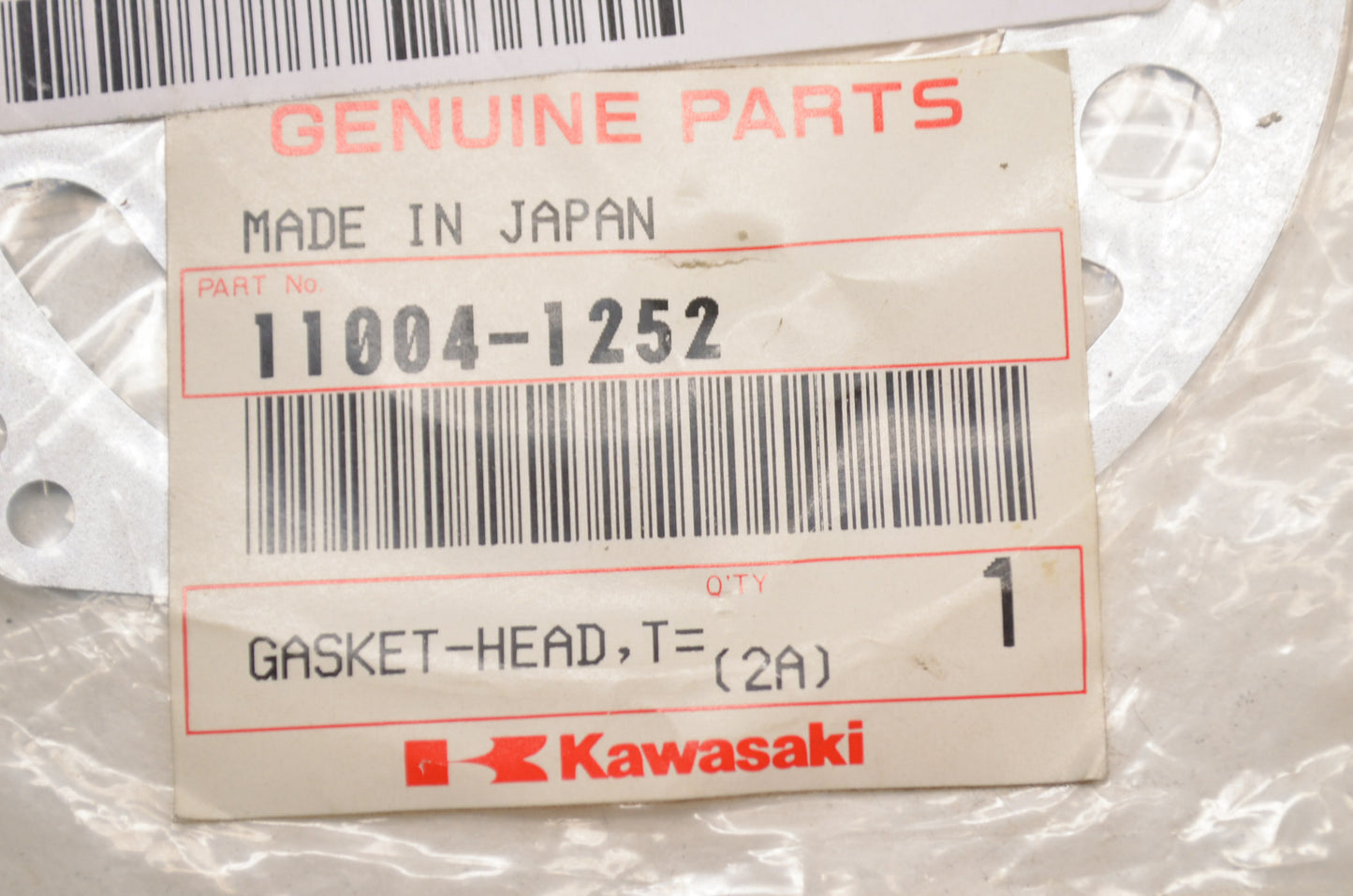 OEM Kawasaki 11004-1252 Head Gasket T=0.46 NOS