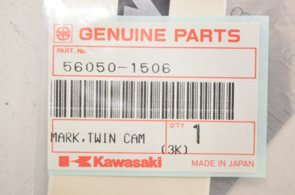 New OEM Kawasaki Twin Cam 16-Valve Decal NOS