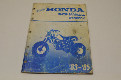 OEM Honda 6196502 Service Manual 83-85 ATC200X